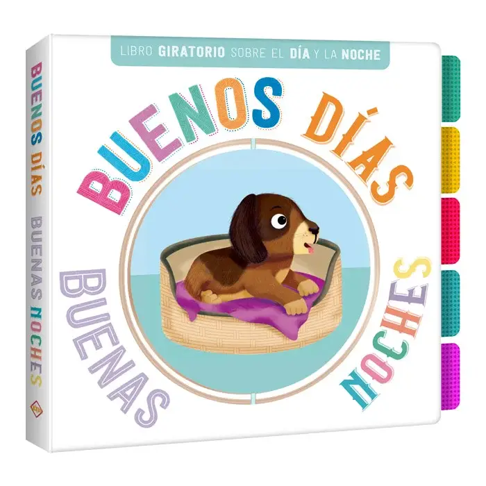 Buenos días, buenas noches – Libro giratorio